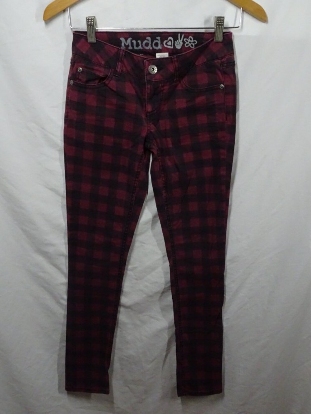 Y2K Mudd Juniors Plaid Legging Pants Size 1